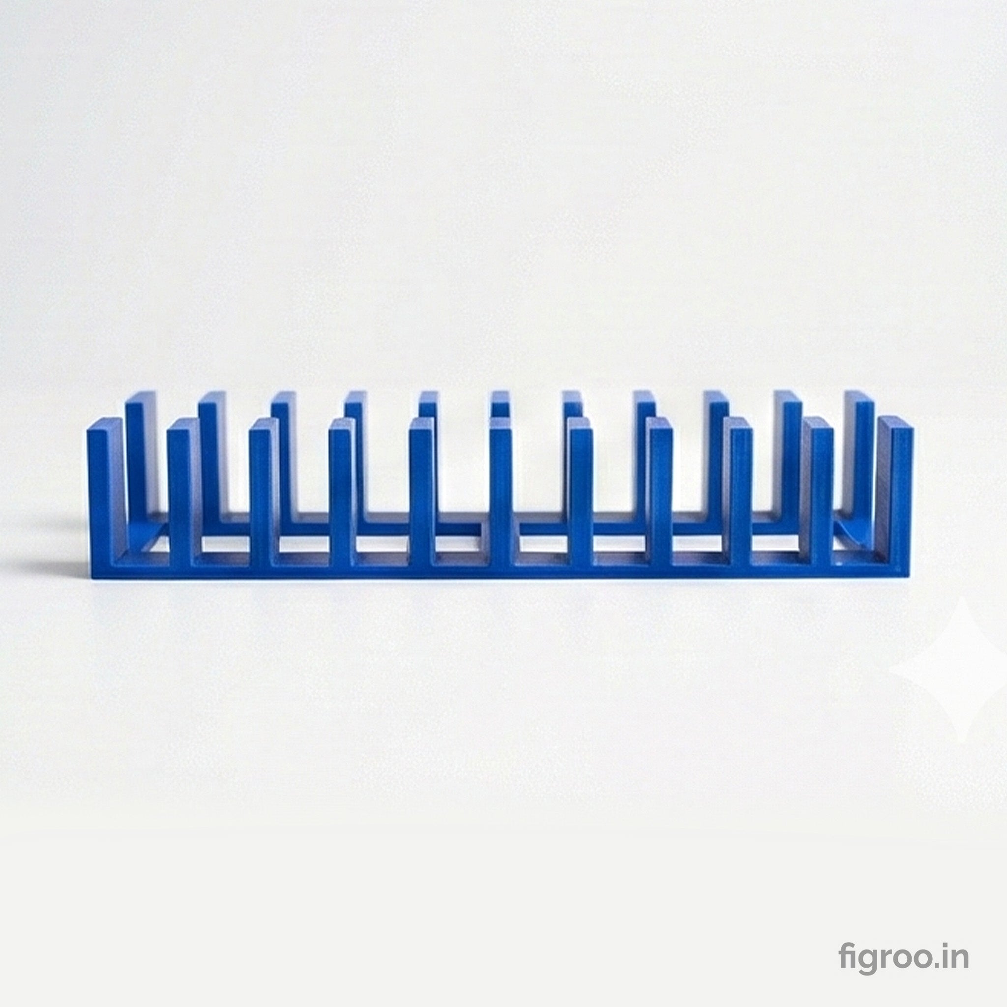 Minimalist 3D Printed Multi-Device Stand & Tech Organizer | 10 Slots | FIGROO