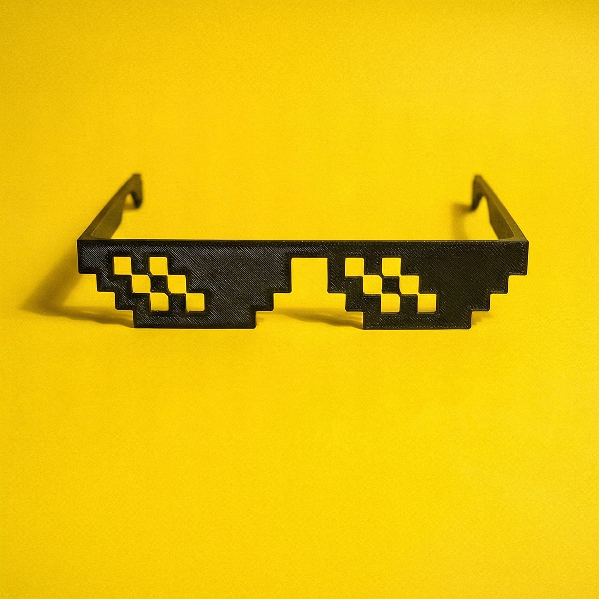 Pixel Style Thug Life Glasses (See-Through)