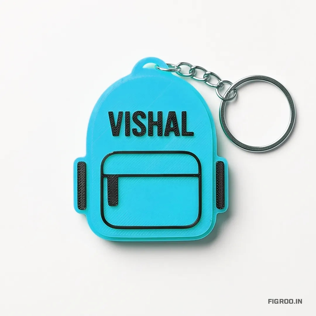 Personalized Backpack Bag Tag & Custom Name Keychain | 3D Printed Luggage Tag | FIGROO™ FIGROO™