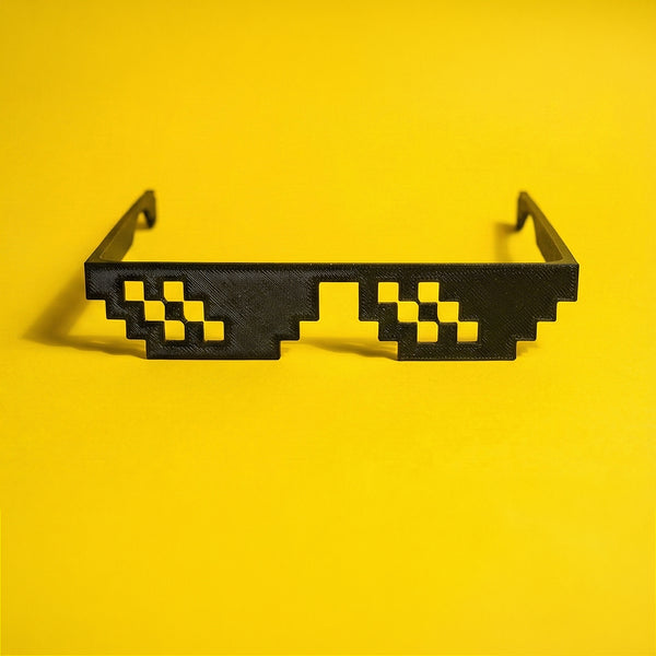 Pixel Style Thug Life Glasses (See-Through)