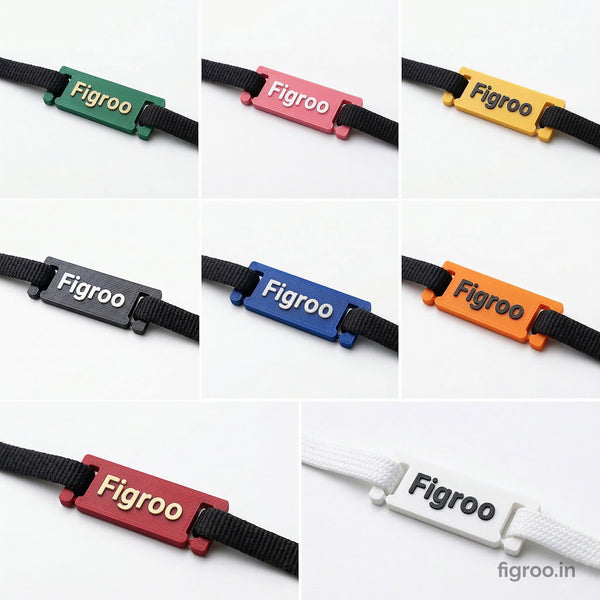 Personalized Shoelace Name Tags | Custom 3D Printed Sneaker Charms (Pair of 2)