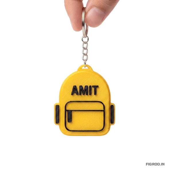 Personalized Backpack Bag Tag & Custom Name Keychain | 3D Printed Luggage Tag | FIGROO™