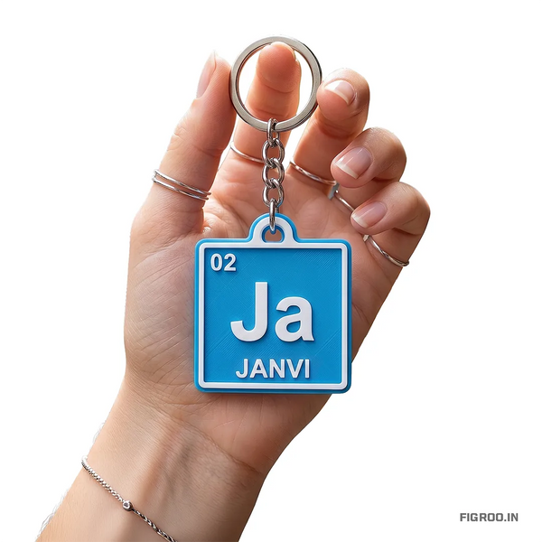 Personalized Periodic Table Keychain | Custom Name, Letters & Number | FIGROO™ FIGROO™