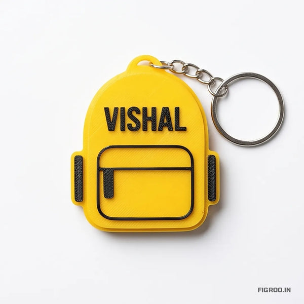 Personalized Backpack Bag Tag & Custom Name Keychain | 3D Printed Luggage Tag | FIGROO™