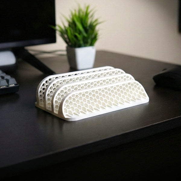 Modern Honeycomb Multi-Device Stand