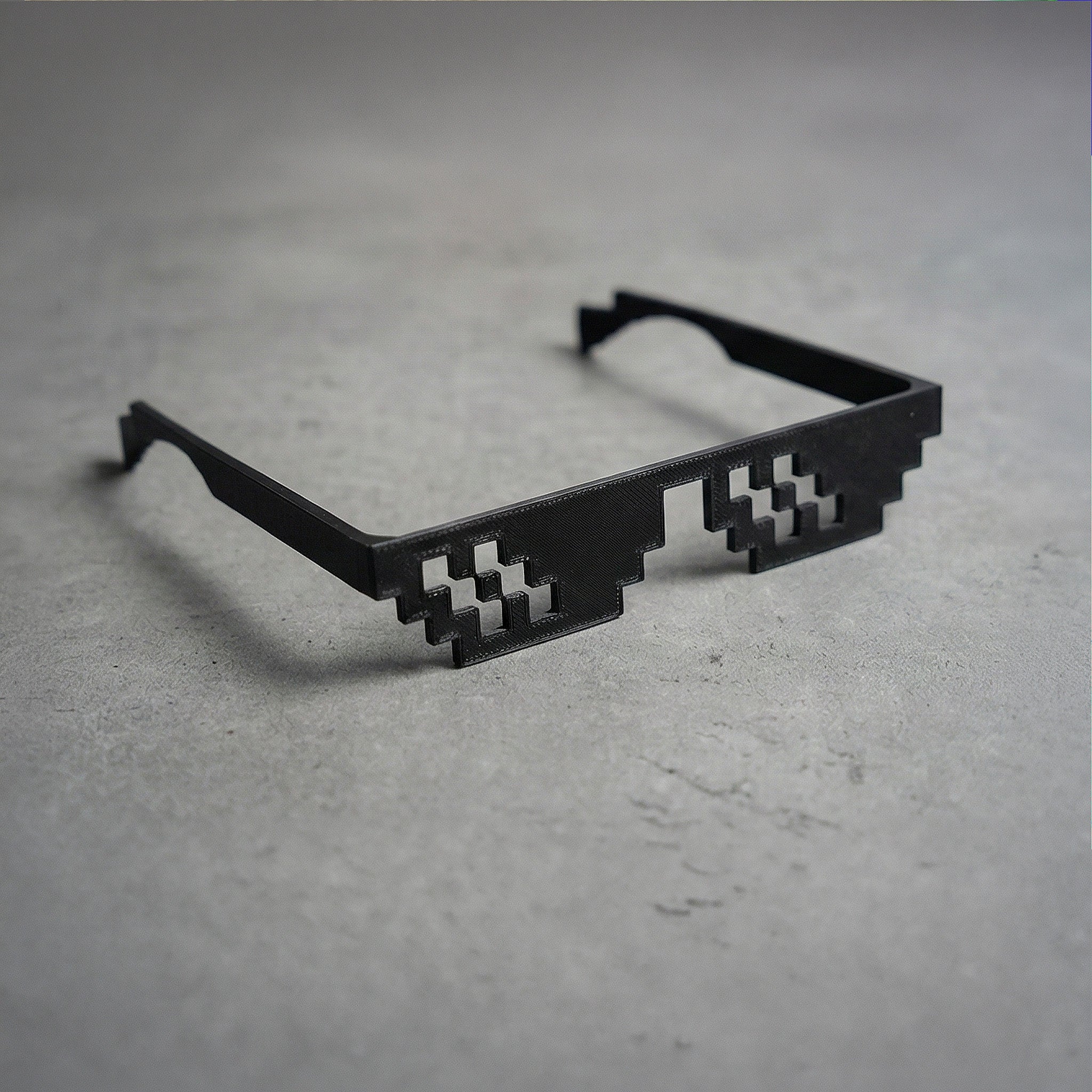 Pixel Style Thug Life Glasses (See-Through)